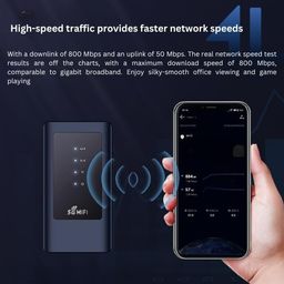 BEEBIRD 5G Wireless Dongle with All 4G/ 5G SIM Network Support | Plug & Play 5G Data Card with up to 2.7 Gbps & 4400mAh Rechargeable Battery WiFi Hotspot image 4