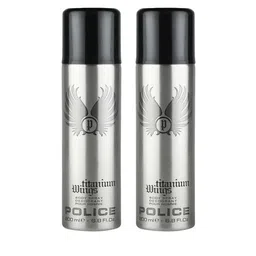 Police Men Set of 2  Wings Titanium Deodorant-26