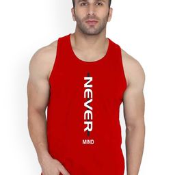 SLOWLORIS Printed Cotton Innerwear Vests SL26 NEVER RED-image-9
