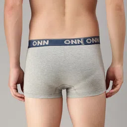 ONN Pack Of 3 Assorted Pure Cotton Trunks - ONN_254_AST4_3PC image 4
