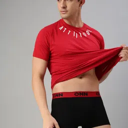 ONN Pack Of 3 Assorted Pure Cotton Trunks - ONN_254_AST4_3PC image 5