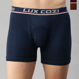 Lux Cozi Pack Of 3 Cotton Trunks COZI_LONGS_ICDF_ASST5_3PC-image-24