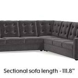 urban ladder Apollo Corner Tufted Sofa-picture-0