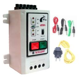 Microtail Fully Automatic Water Level Controller with In line flow Sensor, for direct line municipality water supply to overhead tank, Single Phase 230V AC image 1