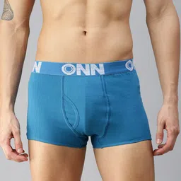 ONN Men Pack Of 4 Assorted Solid Trunks ONN_OR154_AST_4PC image 2