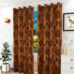 presto Rust Polyester Window Curtain-picture-21
