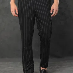 RARE RABBIT Striped Double-Breasted Slim-Fit Formal Two-Piece Suit-41