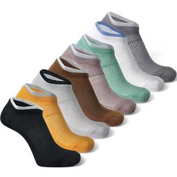 reil raid Pack of 8 Multicolour Unisex Ankle length Socks, Made With Durable & Breathable Cotton, Free Size, Addy Edition, Suitable for all Season, Soft & Breathable, Daily Use image 2
