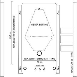 Estera Single Phase Concealed Meter Box with Isolator Option image 5