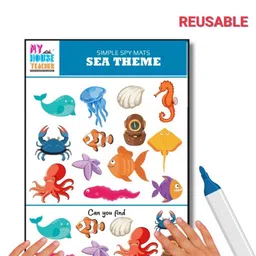 My House Teacher Kids Reusable Mats Busy Bag-26