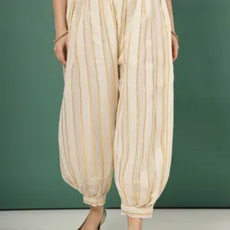 Clora Creation Loose Fit Cotton Afghani Salwar-image-63