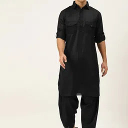 ATRAENTA Pure Cotton Pathani Kurta with Salwar-18