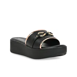 Rocia Buckles Detail Flatform Heels-36