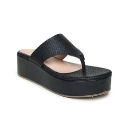 VALIOSAA Women Black Solid Flatform Heels-17