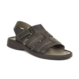Bata Men Black Comfort Sandals-image-99