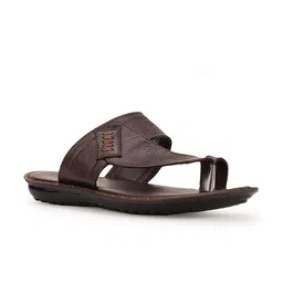 Bata Men Brown & Black Comfort Sandals-image-61