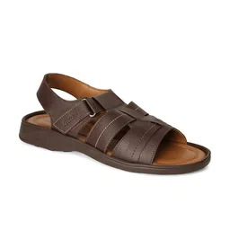 Bata Men Brown Comfort Sandals-image-80