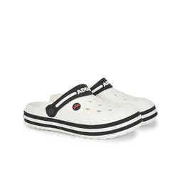 Adda Men White & Black Clogs-picture-21