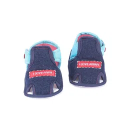 Butterthief Kids Navy Blue & Pink Comfort Sandals-16