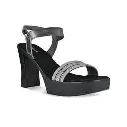 Rocia Textured Block Heels-43