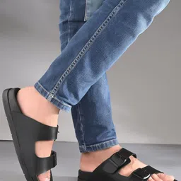 AfroJack Men PU Comfort Sandals-image-42