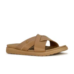 Bata Men Cross Strap Comfort Sandals-image-2
