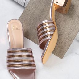Carlton London Textured Open Toe Block Heels-15