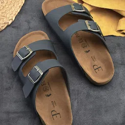 El Paso Men Comfort Sandals With Buckle-image-66