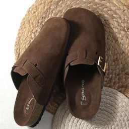 Big Fox Men Suede Comfort Sandals-image-55