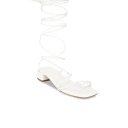 Truffle Collection White PU Block Gladiators-1