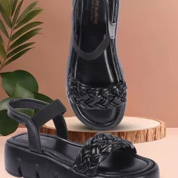 madam glorious Open Toe Flatform Heels-30