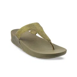 fitflop Women  Green Embellished Wedge Sandals-image-25