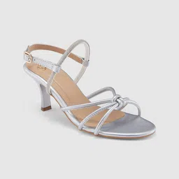 Sole To Soul Embellished Strappy Open Toe Kitten Heels-47