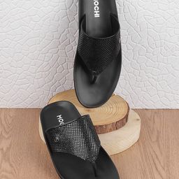 Mochi Men Textured Comfort Sandals-image-89