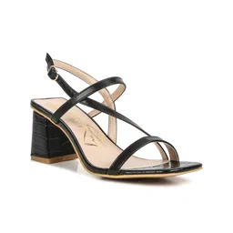 London Rag Open Toe Block Heels-36