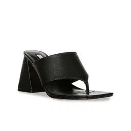 London Rag Black PU Block Heels-image-40