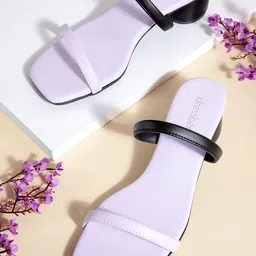 DressBerry Colourblocked Block Sandals-37