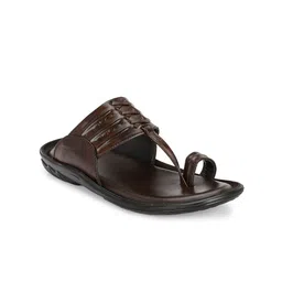 IVRAH Men Brown Comfort Sandals-image-25
