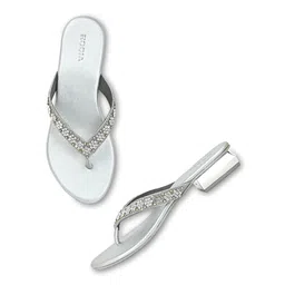 Rocia Embellished Open Toe Block Heels-54
