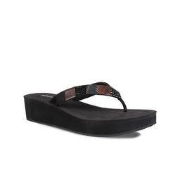 Rocia Textured Open Toe Wedges-10