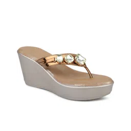 Inc 5 Ethnic Embellished Wedge Heels-23