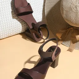 JM Looks Open Toe Block Heels-54