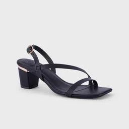 20Dresses Black Strappy Block Heels-52