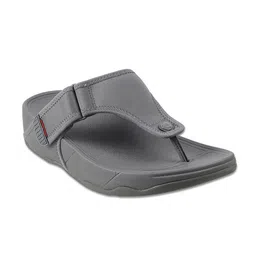 fitflop Men Grey Leather Comfort Sandals-image-26