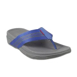 fitflop Men Blue Leather Comfort Sandals-image-34