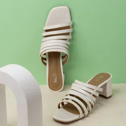 Inc 5 Striped Party Block Sandals-31