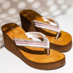 THE WHITE POLE Embellished Party Wedges-picture-31