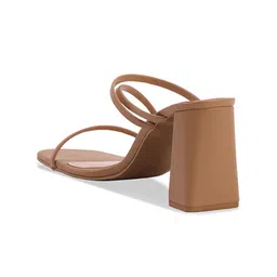 ERIDANI Open Toe Block Heels image 4