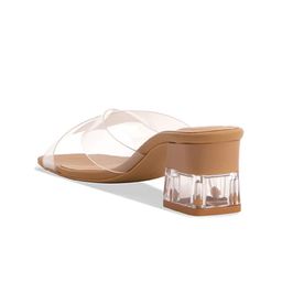 ERIDANI Open Toe Block Heels image 4