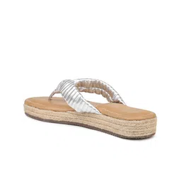 Inc 5 Textured Open Toe Synthetic Flats image 4